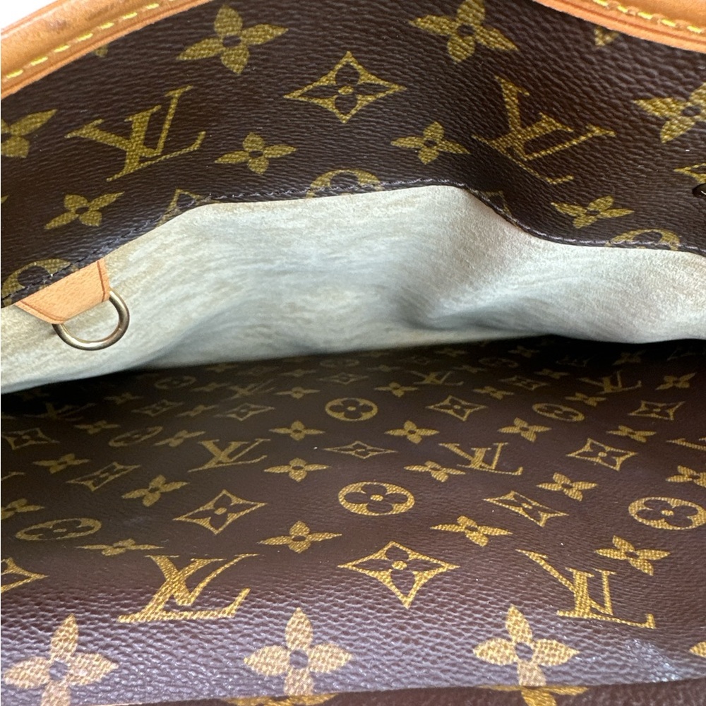 Louis Vuitton Brown and Tan Monogram Tote - Picture 9 of 13
